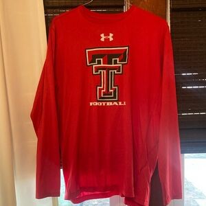 Under Armour Red Texas Tech Long Sleeve Shirt